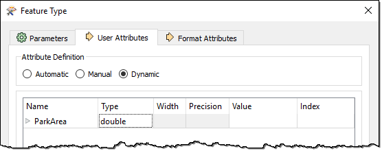 Adding a new static attribute to a dynamic feature type