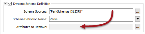 Attributes to Remove parameter