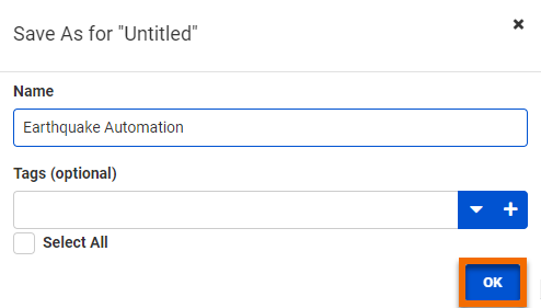 Save parameters