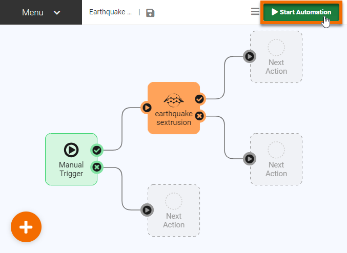 Start Automation button