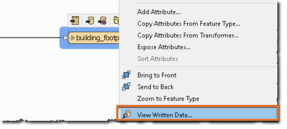 View written data