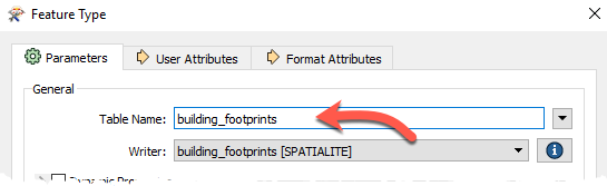 Set Table Name