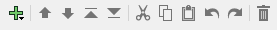 The Parameter Manager buttons