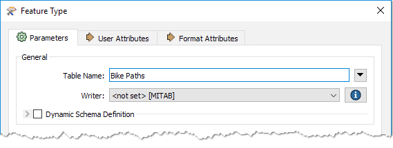 Setting Table Name