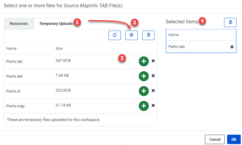 Uploading a file