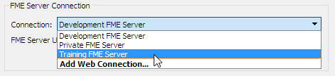 Choosing from multiple FME Servers