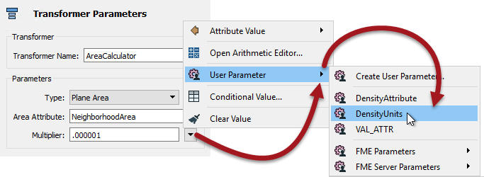 Choosing DensityUnits