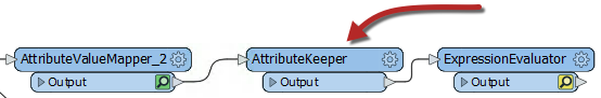 Using an AttributeKeeper to remove unused attributes