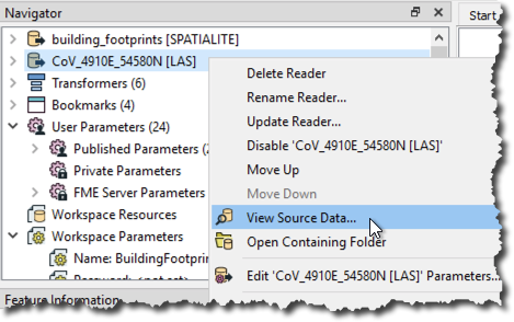 View Source Data