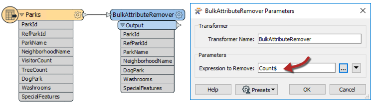 Using the BulkAttributeRemover