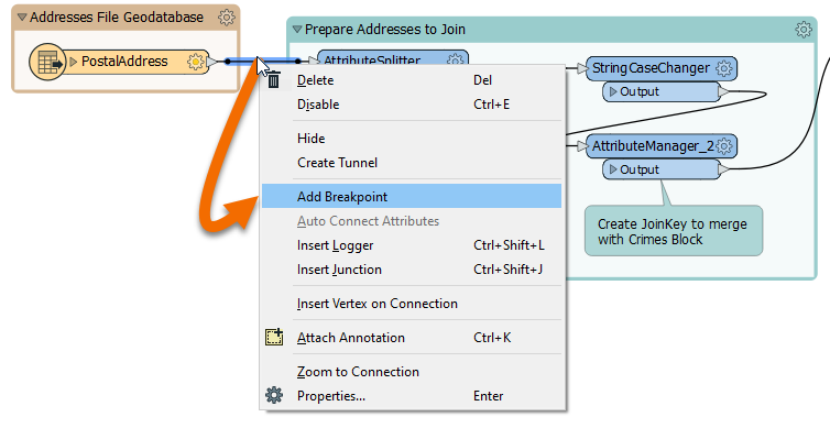 Adding a Breakpoint