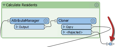 Adding a Junction to the Cloner Rejected port