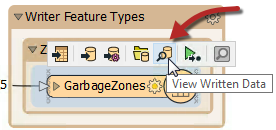 View Written Data button