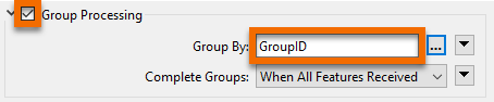 Setting up Group By on the Aggregator