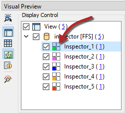 Setting color in Visual Preview Display Control
