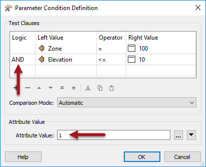 Defining Logic and setting the Attribute Value