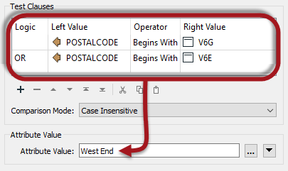 Setting the Attribute Value result of a test