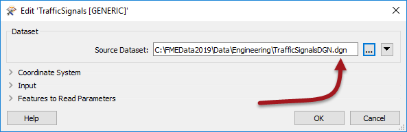 Changing the Source Dataset