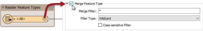 Addressing the dropped features issue by using Merge Feature Type