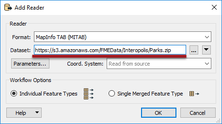 Reading from a URL