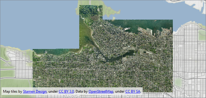 Matching orthophotos