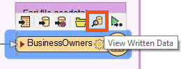 View Written Data button