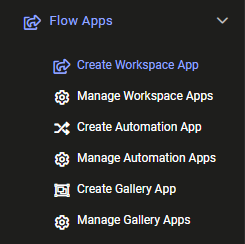 Create Workspace App