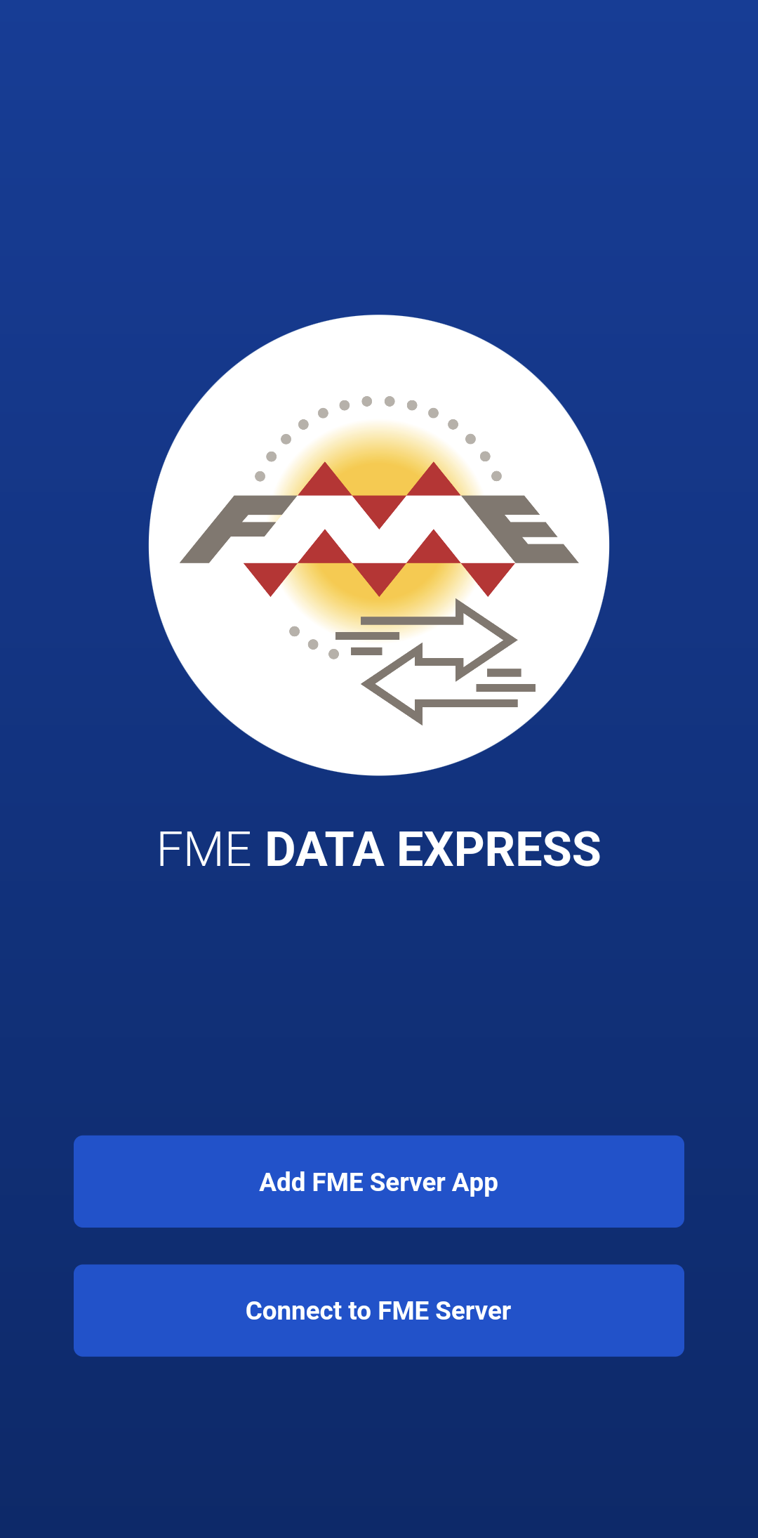 FME Mobile home page