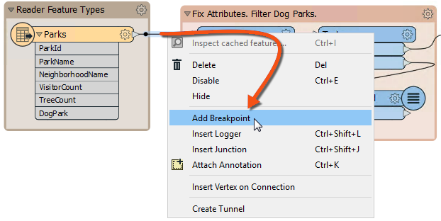 Adding a Breakpoint