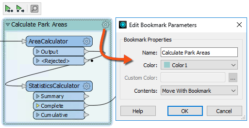 Changing bookmark color