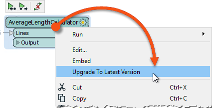 Upgrading a custom transformer to the latest version