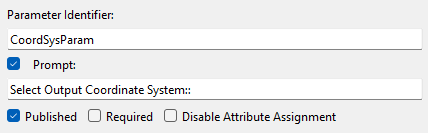 Configuring the CoordSysParam parameter