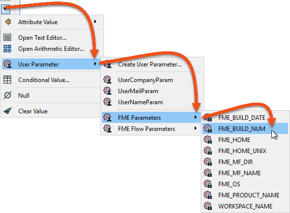 Using an FME Parameter