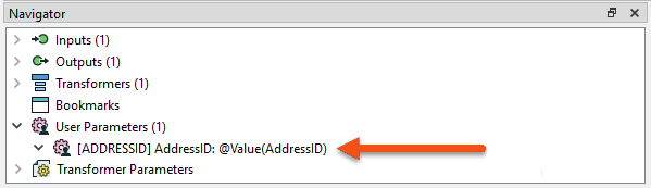 Creating a user parameter for each attribute