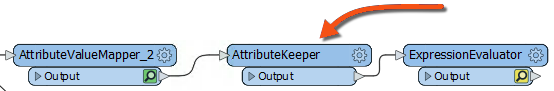 Using an AttributeKeeper to remove unused attributes