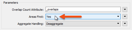 Areas First parameter