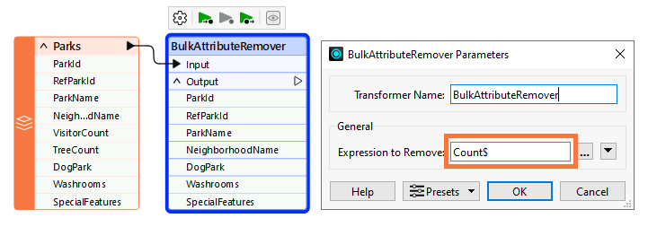 Using the BulkAttributeRemover