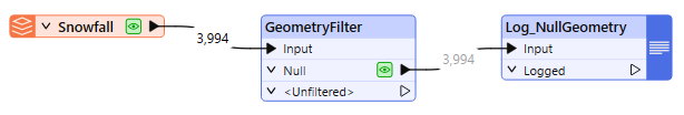 GeometryFilter example with null geometry