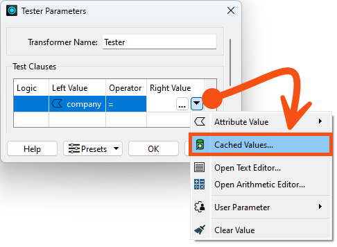 Cached Values