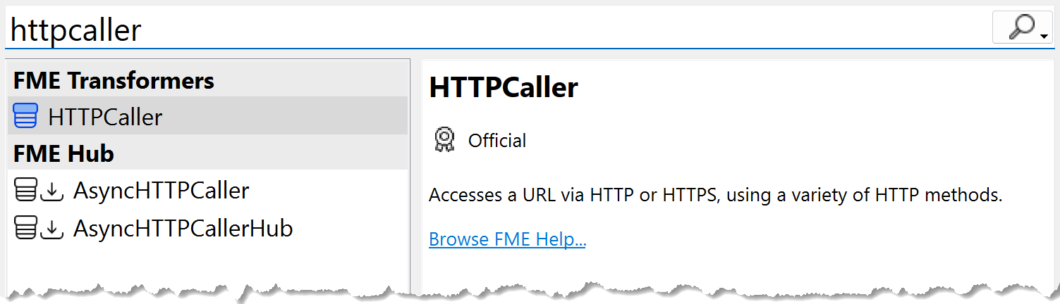 HTTPCaller in Quick Add