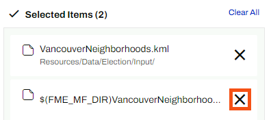Ensuring only one GML file is selected