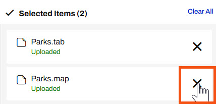 Removing the .map file