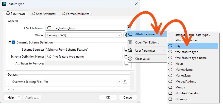 Setting CSV File Name to Day