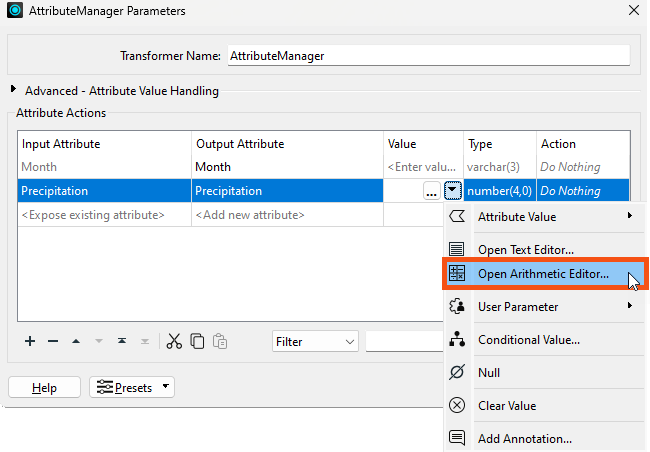 Open Arithmetic Editor