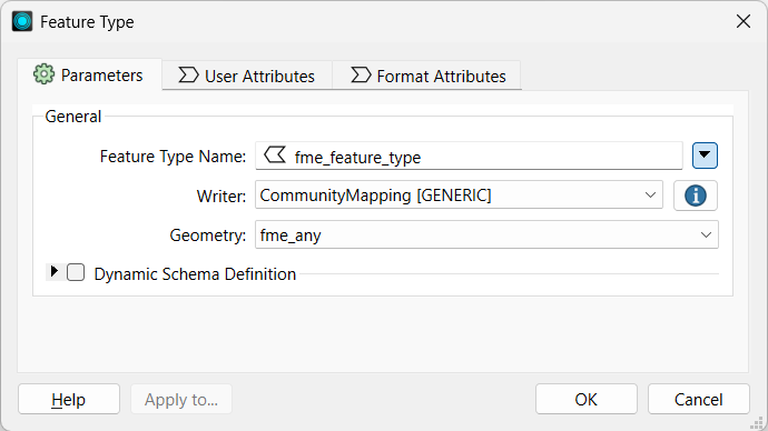 Feature type fanout