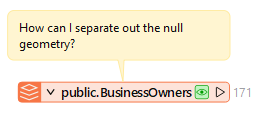 Source data feature cache