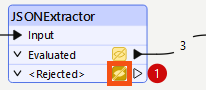 Inspecting rejected feature