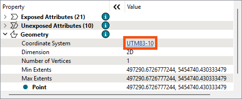 UTM coordinate system