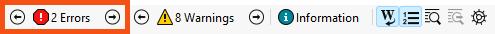 Filtering errors