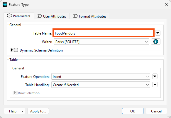 Adding FoodVendors